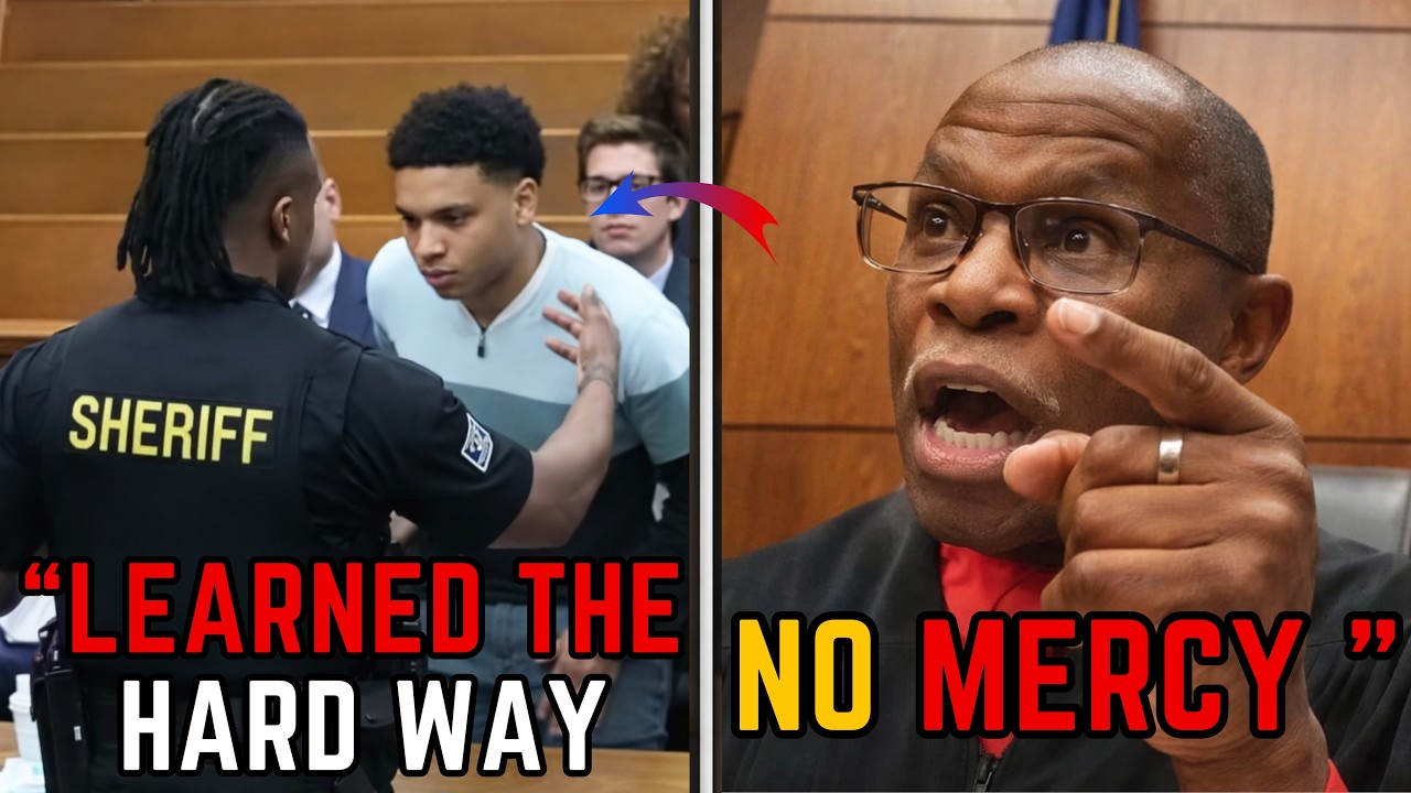 Teen Laughs in Court — Judge Instantly Sends Him Back to Jail - YouTube