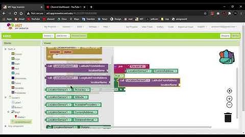 How to make location finder using mit app inventor lesson 5
