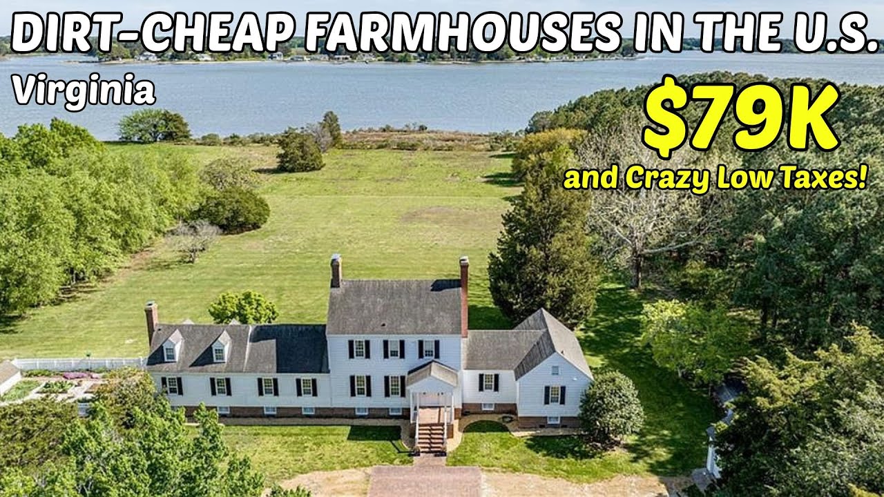 ДЕШЕВЫЕ ФЕРМЕРСКИЕ ДОМА В ВИРДЖИНИИ с ЗЕМЕЛЬНЫМИ УЧАСТКАМИ 🌄 | Скрытые жемчужины недвижимости с у...