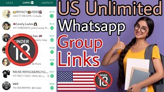 US Unlimited WhatsApp Group Links In 2022 | America WhatsApp Groups screenshot 4