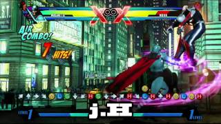 UMVC3 Magneto Hyper Grav Tutorial.