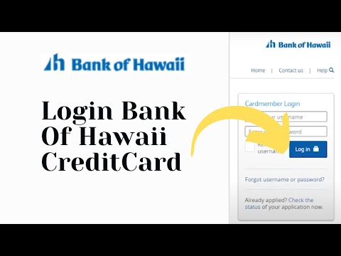 HawaiianbohCard Login | Login Bank Of Hawaii Credit Card | Bank Of Hawaii Card Member Login