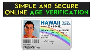 Simple and Secure Online Age Verification Simple and Secure Online Age Verification