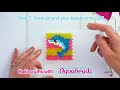Making gifts with Aquabeads: Coaster