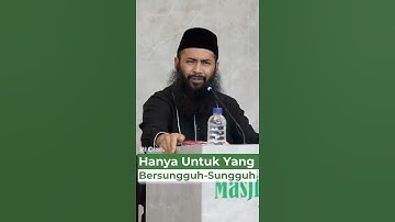 Hanya Untuk Yang Bersungguh-Sungguh - Ustadz Dr. Syafiq Riza Basalamah, M.A.