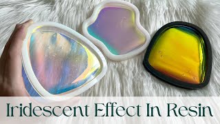Iridescent Effect In Resin With Iridescent Films Experiment - Epoxy Project Ideas