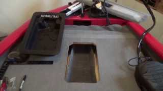 Ez Troll Tray Installation How To Recess Your Trolling Motor Foot Pedal Youtube