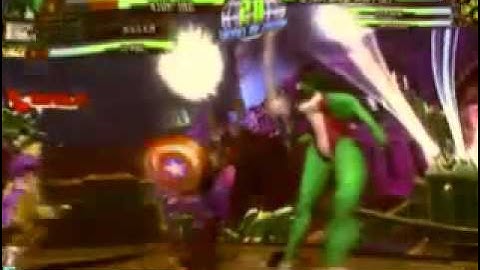 Marvel vs Capcom 3 Xbox 360 Thor playthrough edited on Adobe Premiere CS6