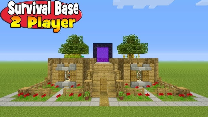 2-Player Minecraft Base, IG: @minecraft.luki7x
