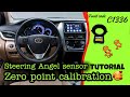 C1336 zero point calibration tutorial steering angel sensor