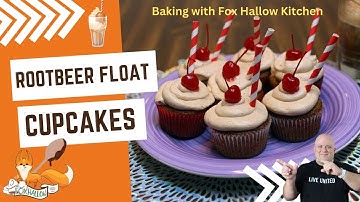 Rootbeer Float Cupcakes