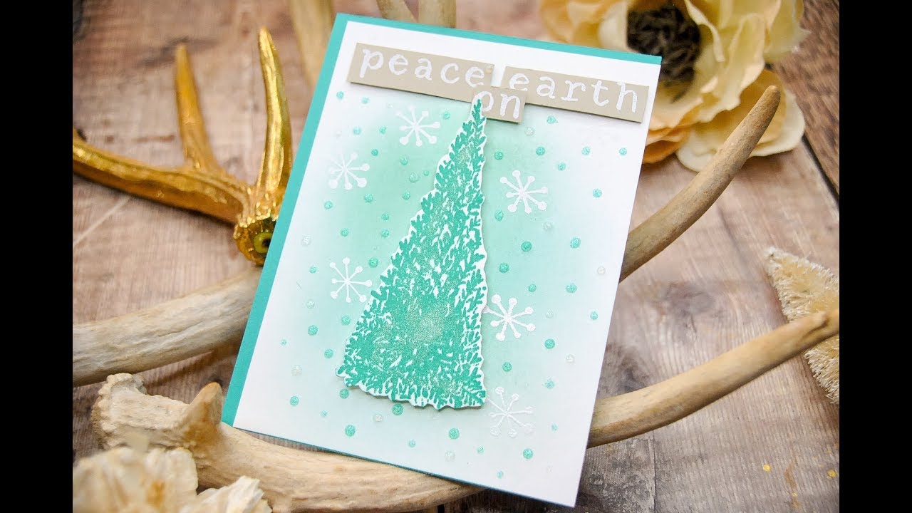 Unity Quick Tip: Non-Traditional Frosty Winter Card