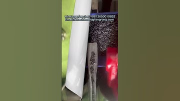 Fully automatic screw thread rolling machine #thread #steel #pipe #metal #rolling #automatic