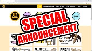 DIY Builds Special Announcement (AutoCAD Files)