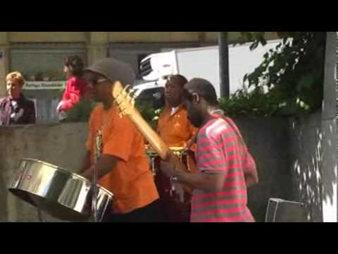 caribbean music with steel, junior edwards, lennox...