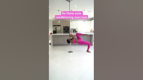Pole Conditioning Exercises for Inverts #polefitness #poledance #pole #poledancing #fit2flaunt
