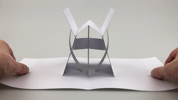 Pop-up experiment: over-extended platform with two reverse layer mechanisms