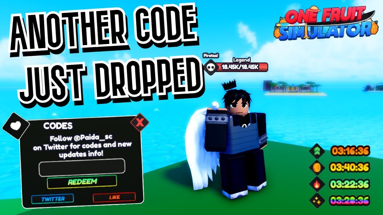 ALL *NEW SECRET CODES* IN ROBLOX ONE FRUIT SIMULATOR (roblox one