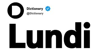 Monday Meaning in French