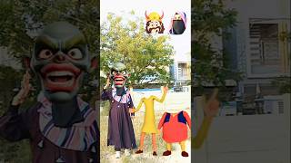 Green Red Purple Alien vs Me 👽🔥 | Correct Head Matching Game #shorts #vfx