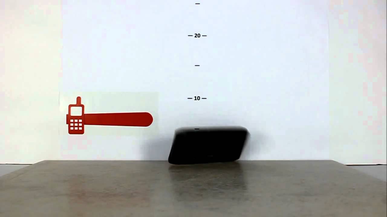 Nokia N8. Падение на плитку с 30 см