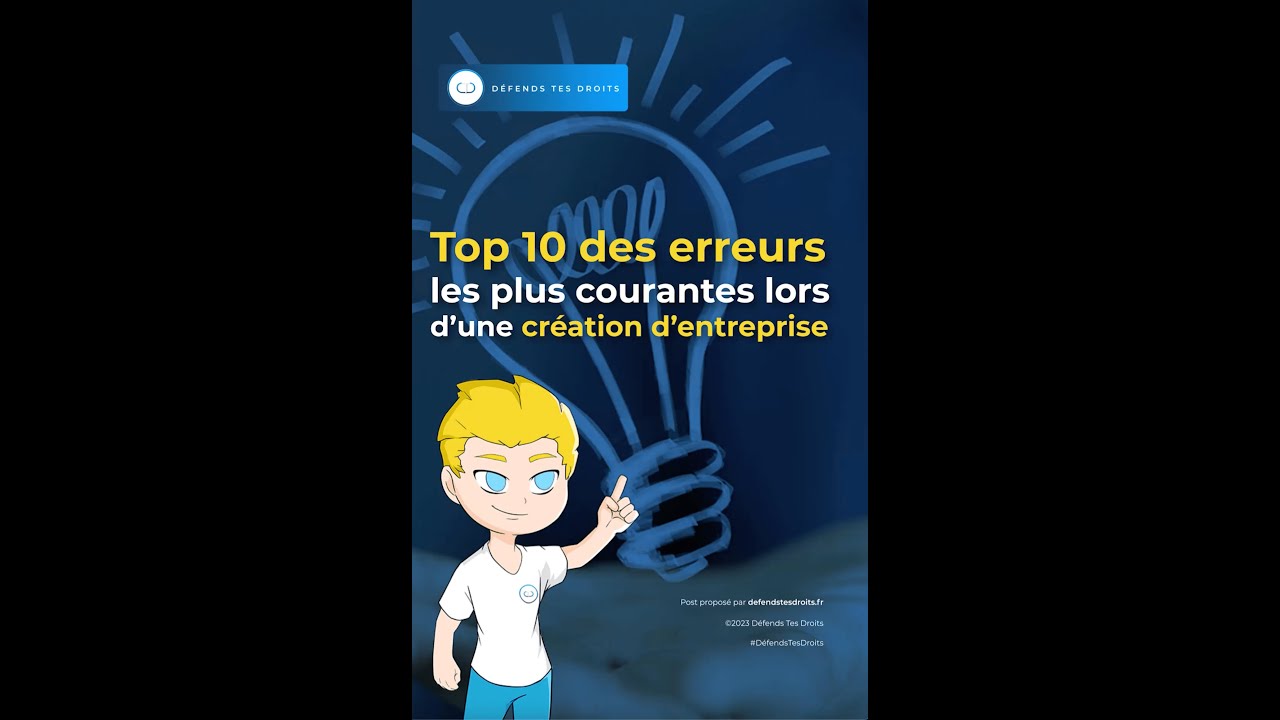 Top 10 des erreurs les plus courantes lors d'une création d'entreprise ...