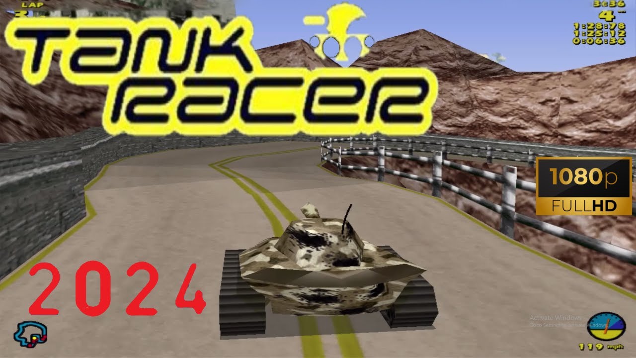Tank Racer (2024) - Gameplay (PC/Win 10) [1080p60FPS]