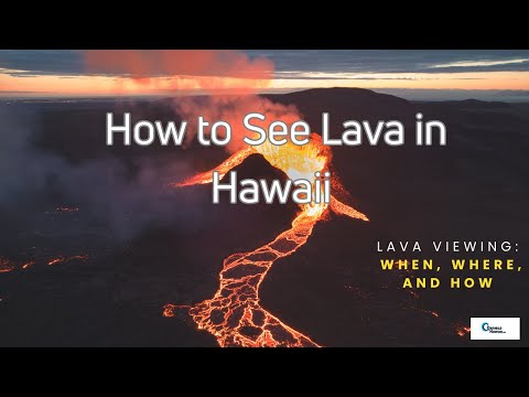 How to See Lava in Hawaii