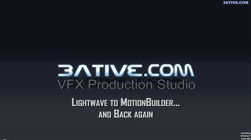 Character Animation #Tutorial: #Lightwave to #MotionBuilder and Back