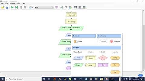 Flogorithm test score tutorial #3 average with if statement