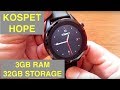 KOSPET HOPE 4G Android 7.1.1 3GB/32GB IP67 Waterproof Smartwatch: Unboxing and 1st Look