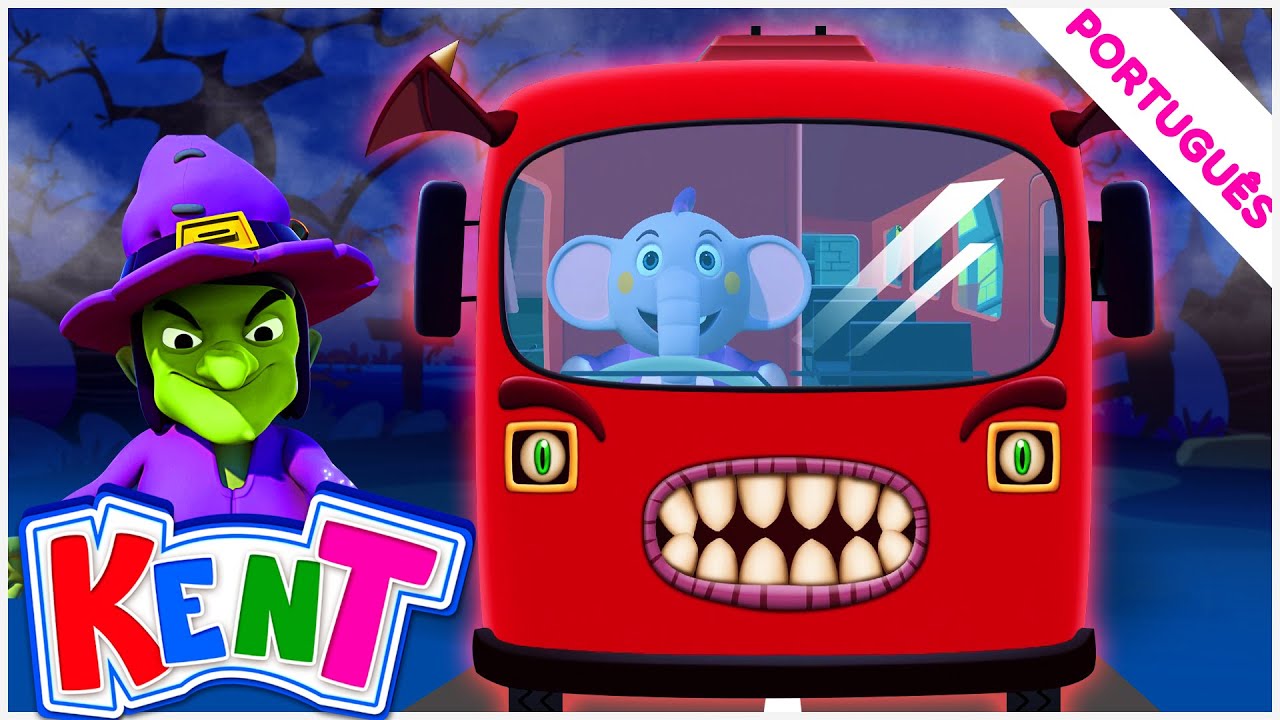 ⁣Rodas No ônibus Assustador | Kent o Elefante | Vídeos Infantis