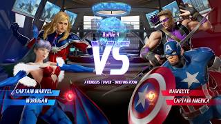Requested MARVEL VS. CAPCOM: INFINITE: Captain Marvel and Morrigan Arcade Gameplay