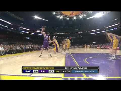Omri Casspi 20Pts-8Rb Vs Lakers- 28.01.2011