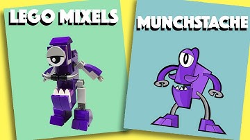 LEGO Mixels  -Munchstache - Stop Motion Build (How to Build)