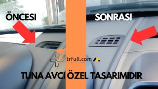 Megane 2  Yeni Nesil Ön Torpido Panel Izgaraları  TUNA AVCI Özel Tasarımıdır!