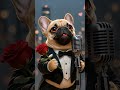 Declaration of love | French bulldog #love #lovesong #lovestory #cute #rose #flowers