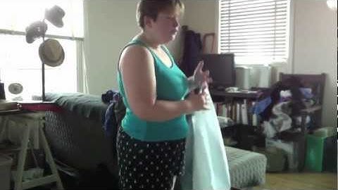 Binding technique for those with large breasts: