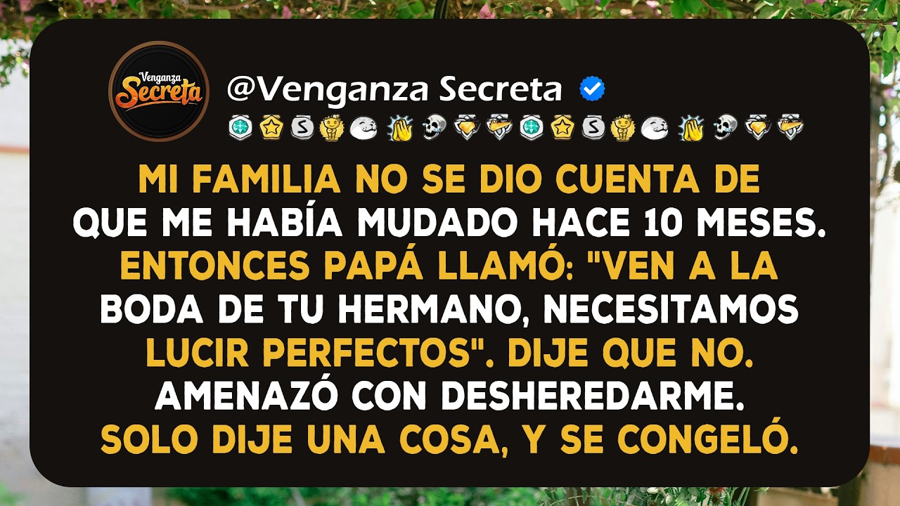 Mi familia no se dio cuenta de que me mudé de estado… Ahora me quieren en la boda de mi hermano…