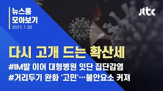 [뉴스룸 모아보기] 다시 고개 드는 확산세…수도권 대형병원들 집단감염 / JTBC News