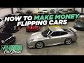 How you can make money flipping cars