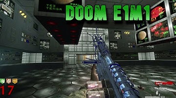 DOOM FIRST MISSION BUT IS ZOMBIES (DOOM E1M1 | WAW CUSTOM MAP)