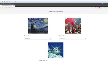 Online Image Style Transfer