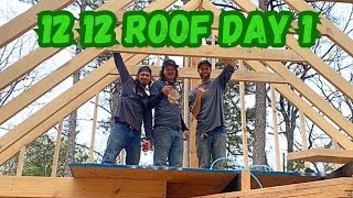 Her cabin needed a ROOF we showed UP! @possumrunhomestead by DREWS LENS 12,018 views 3 months ago 13 minutes, 9 seconds