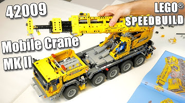 LEGO 42009 Speedbuild |  LEGO Technic Mobile Crane MK II | Speed Build 42009 | LEGO 2013 Cranes