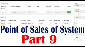 Point of sales system using Php Mysqli Part 9 Category Delete