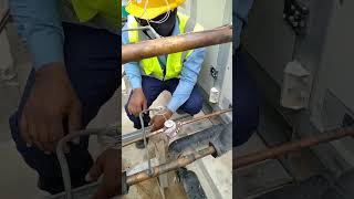 Gami DX AHU unit Mechanical expansion valve replacement and gas charging। #hvac #technical