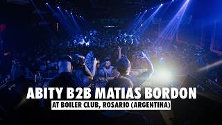 Abity B2B Matias Bordon at Boiler Club, Rosario (ARGENTINA)