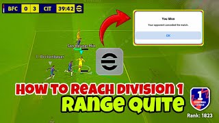 Division 1 opponents Quite the Game🤯| Division Rank Gameplay | Efootball 2024 | Efootball | Zenor