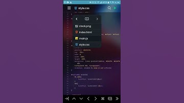 💯💯How to code a clock using Html css and javascript #shorts